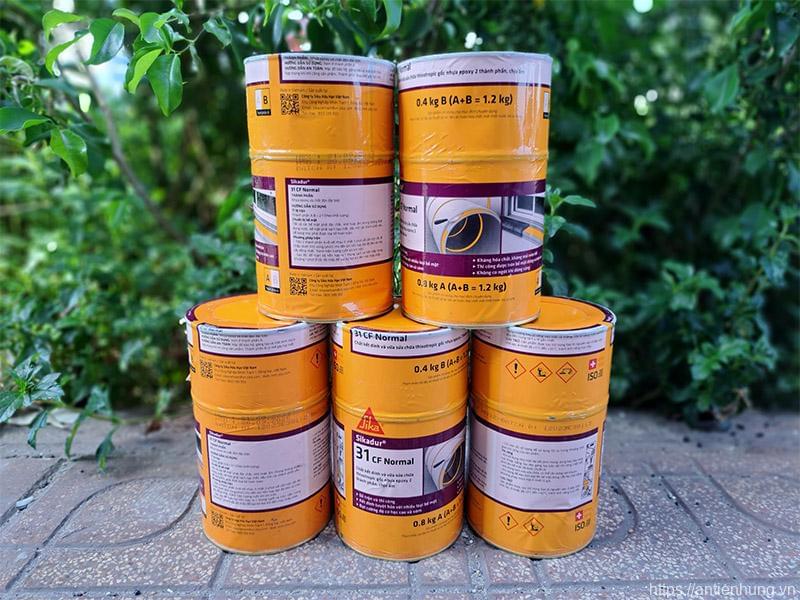 Chất kết dính 2 thành phần gốc epoxy sikadur 31 Cf Normal