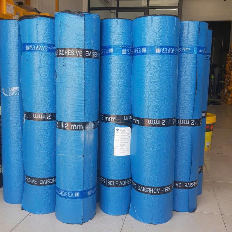 Màng chống thấm tự dính Stoper 2mm (mặt trơn)